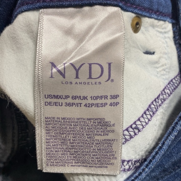NYDJ Los Angeles AMI medium wash skinny ankle jeans size 6P NWT - Picture 12 of 12